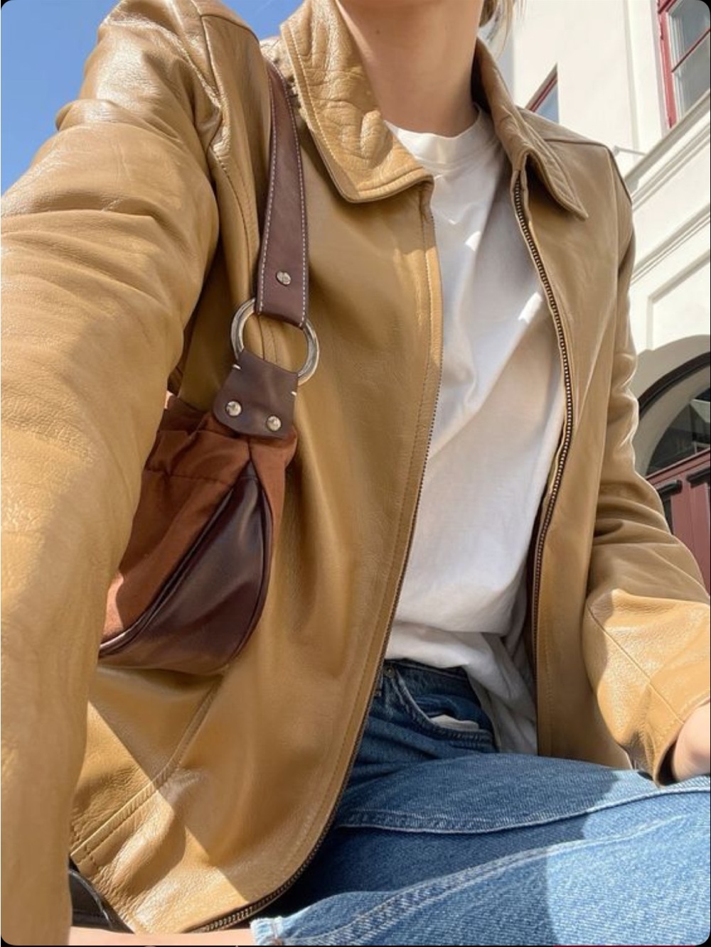 Vintage Lamb Leather Jacket